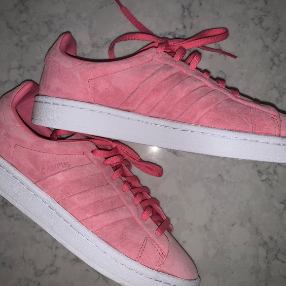 Adidas Chalk Pink Campus Women’s size 8 - Picture 6 of 8